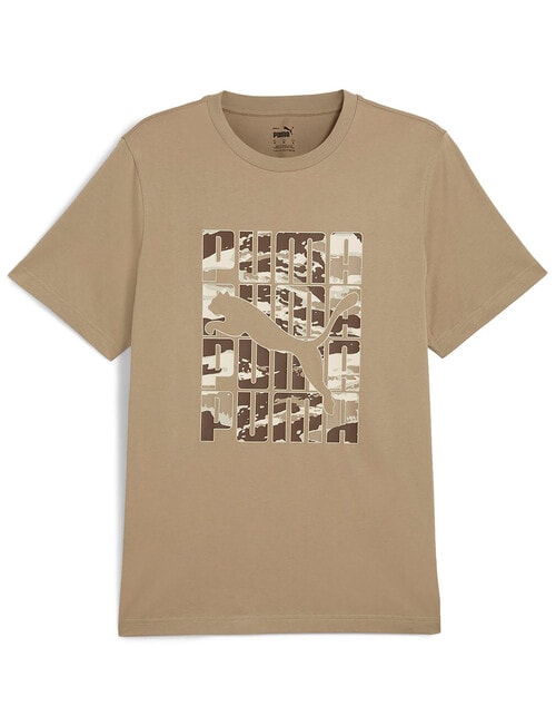 Puma Team Final Casuals Tee, Oak Branch product photo