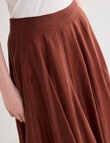 State of play Sorcha Panelled Midi Skirt, Brandy product photo View 04 S