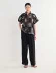 State of play Malina Embroidered Blouse, Black product photo View 03 S