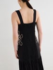 State of play Onyx Embroidered Dress, Black product photo View 08 S