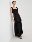 State of play Onyx Embroidered Dress, Black product photo View 09 S