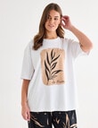 Zest Holiday Tee, Graphic Almond product photo View 12 S