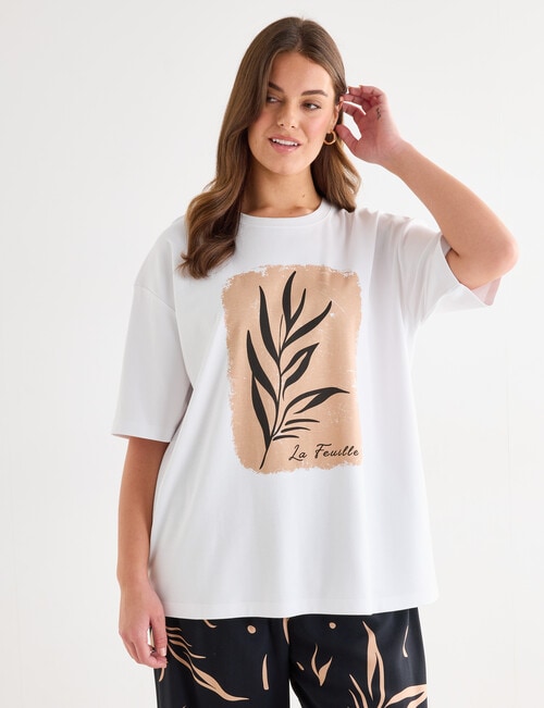 Zest Holiday Tee, Graphic Almond product photo View 12 L