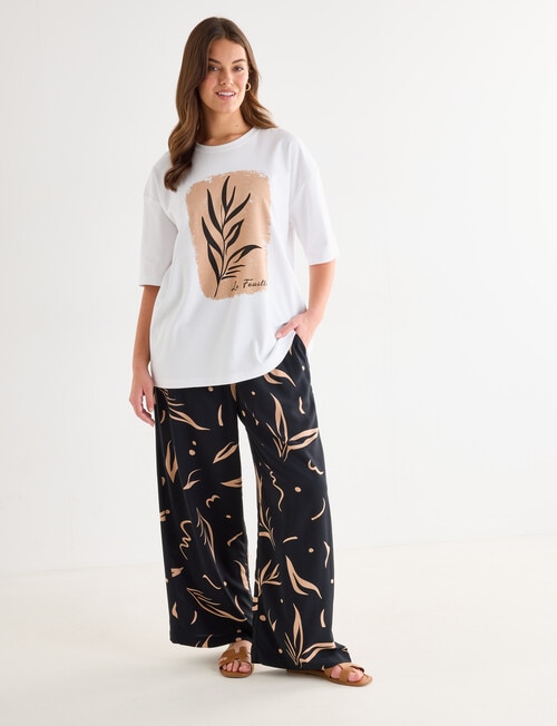 Zest Holiday Tee, Graphic Almond product photo View 13 L