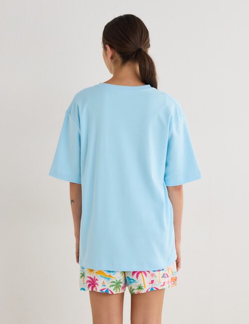 Zest Holiday Tee, Beach Blue product photo View 02 L