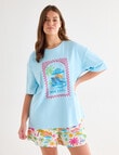 Zest Holiday Tee, Beach Blue product photo View 12 S