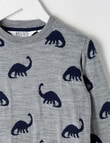 North South Merino Merino Dino Jumper, Grey Marle product photo View 02 S