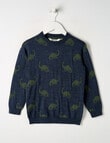North South Merino Merino Dino Jumper, Denim Marle product photo