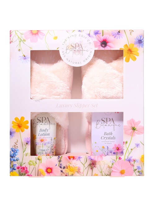 The Kind Edit Co Spa Botanique, Slipper Set product photo