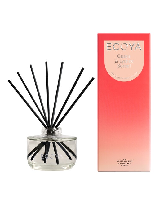 Ecoya Reed Diffuser Guava & Lychee Sorbet, 200ml product photo