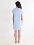 Zest Sleep Spot T-Shirt Nightie, Blue Marle product photo View 02 S