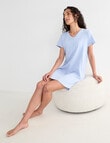 Zest Sleep Spot T-Shirt Nightie, Blue Marle product photo View 03 S