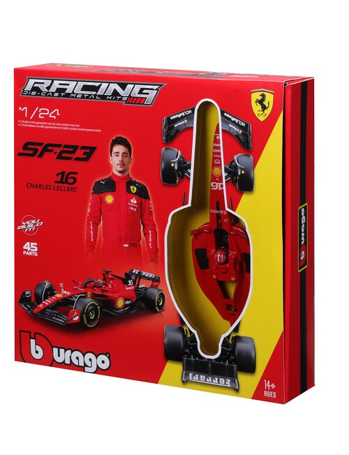 Bburago 1:24 Ferrari Racing SF-23 2023 Model Kit #16 Leclerc product photo View 02 L