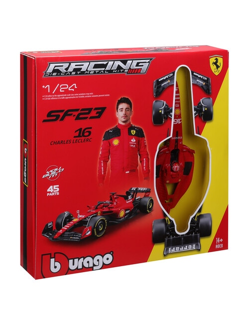 Bburago 1:24 Ferrari Racing SF-23 2023 Model Kit #16 Leclerc product photo View 03 L