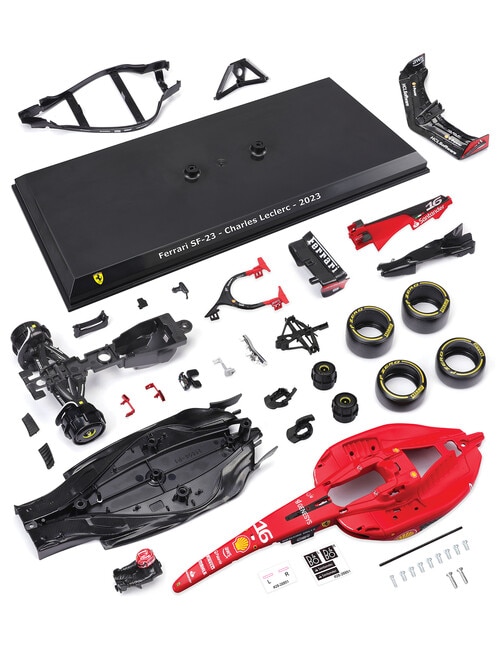 Bburago 1:24 Ferrari Racing SF-23 2023 Model Kit #16 Leclerc product photo View 07 L