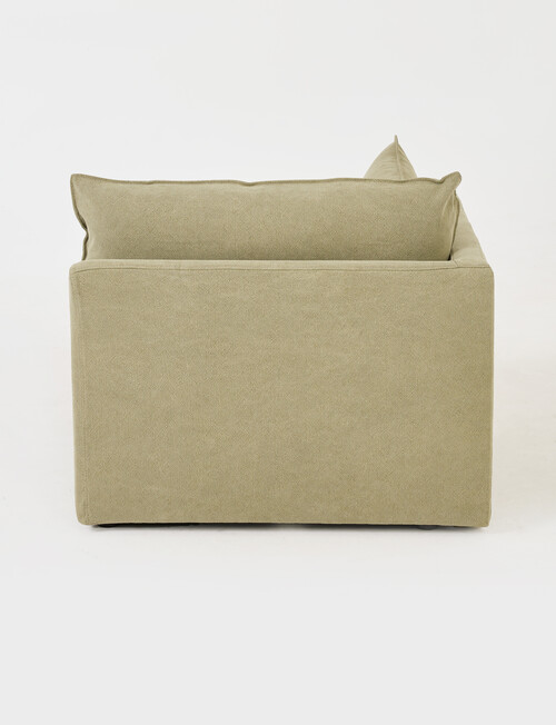 Marcello&Co Aspen Fabric Modular Left Hand Facing, Sage product photo View 06 L