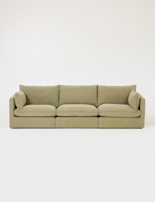 Marcello&Co Aspen Fabric Modular Left Hand Facing, Sage product photo View 07 L