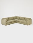 Marcello&Co Aspen Fabric Modular Left Hand Facing, Sage product photo View 08 S