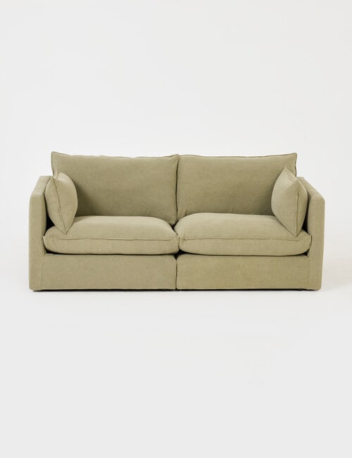 Marcello&Co Aspen Fabric Modular Left Hand Facing, Sage product photo View 11 L