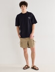 Tarnish Manhattan Cargo Short, Tan product photo View 03 S