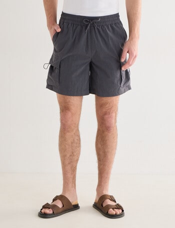 Tarnish Manhattan Cargo Short, Charcoal product photo