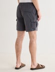 Tarnish Manhattan Cargo Short, Charcoal product photo View 02 S