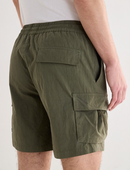 Tarnish Manhattan Cargo Short, Khaki product photo View 06 L