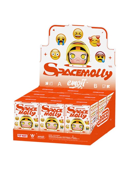 Pop Mart Mega Space Molly 100% x Emoji Series product photo View 02 L