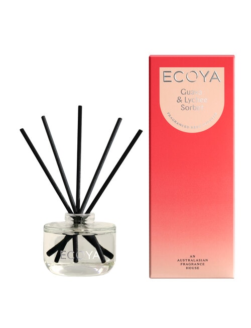 Ecoya Mini Reed Diffuser Guava & Lychee Sorbet, 50ml product photo
