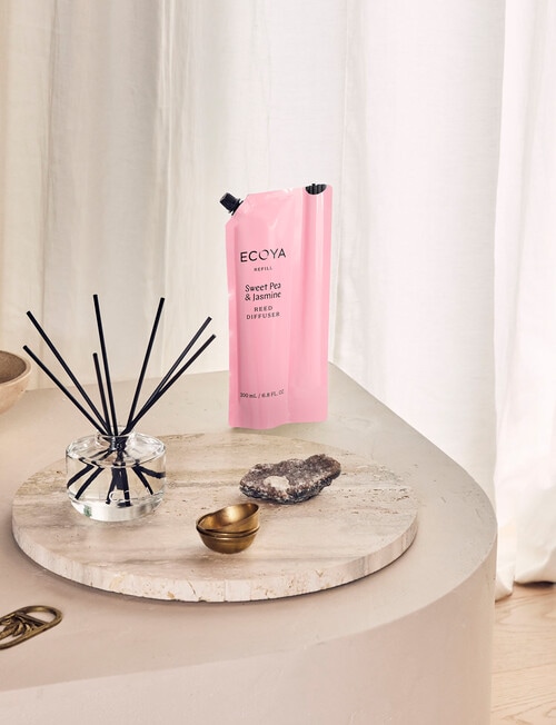 Ecoya Reed Diffuser Refill Sweet Pea & Jasmine, 200ml product photo View 02 L