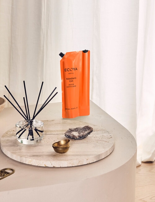 Ecoya Reed Diffuser Refill Mandarin Gin, 200ml product photo View 02 L