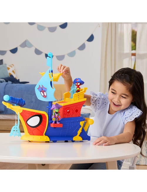 Spidey and Friends Water-Webs Webs Ahoy Bubble Pirate Ship product photo View 05 L