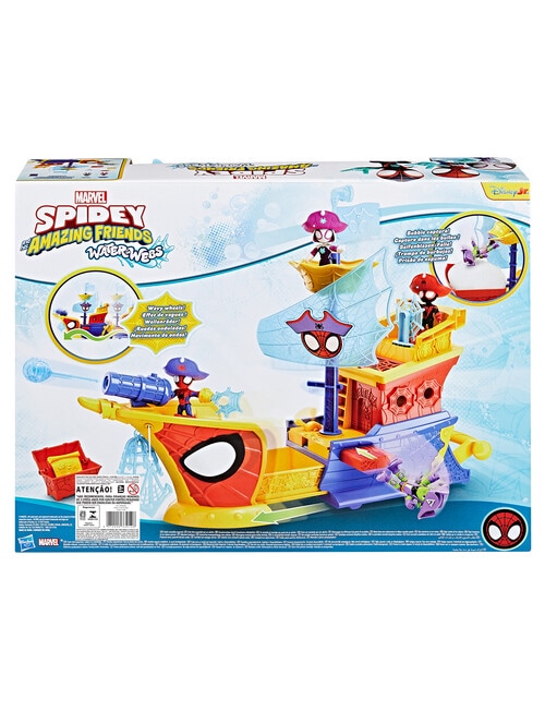 Spidey and Friends Water-Webs Webs Ahoy Bubble Pirate Ship product photo View 07 L