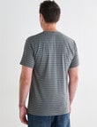 Chisel Ultimate Crew Tee, Rock Stripes product photo View 02 S