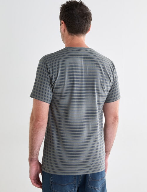 Chisel Ultimate Crew Tee, Rock Stripes product photo View 02 L