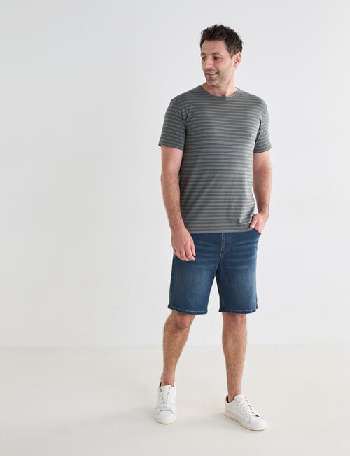 Chisel Ultimate Crew Tee, Rock Stripes product photo View 03 L