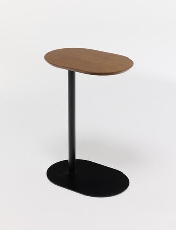 Haven Furniture Como Side Table, Brown/Black product photo