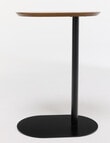 Haven Furniture Como Side Table, Brown/Black product photo View 05 S