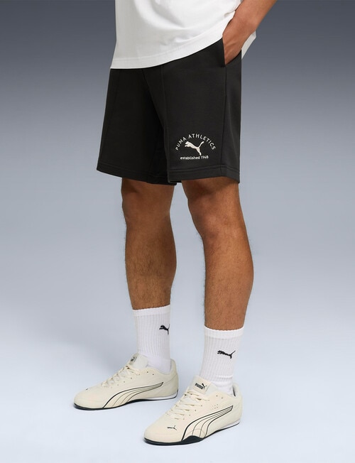 Puma Pintuck 8" Class Short, Black product photo View 03 L