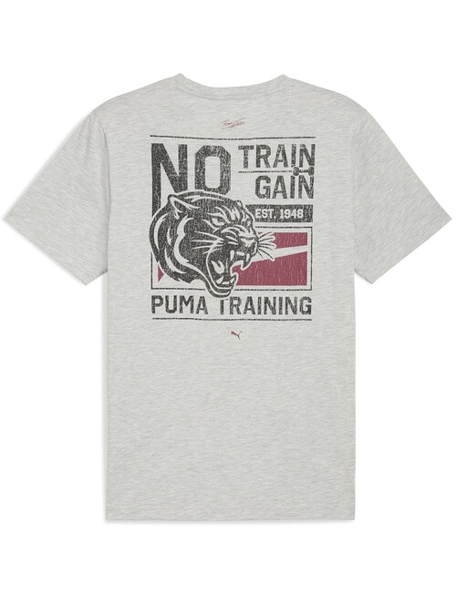 Puma Graphic Illustrated Tee, Light Grey Heather product photo View 02 L