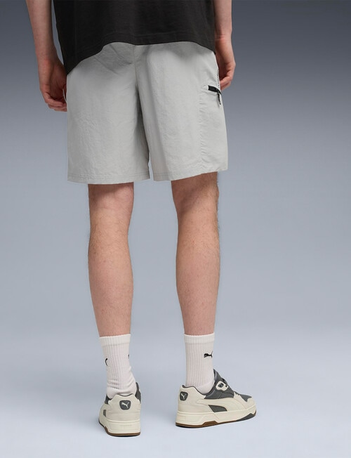 Puma Tech 8" Woven Short, Grey Echo product photo View 04 L