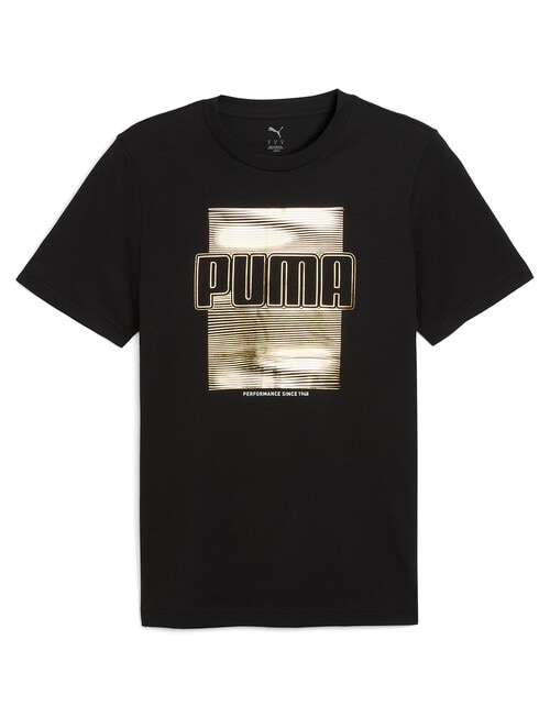 Puma Graphic Foil Tee, Black product photo