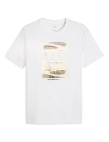 Puma Graphic Foil Tee, White product photo