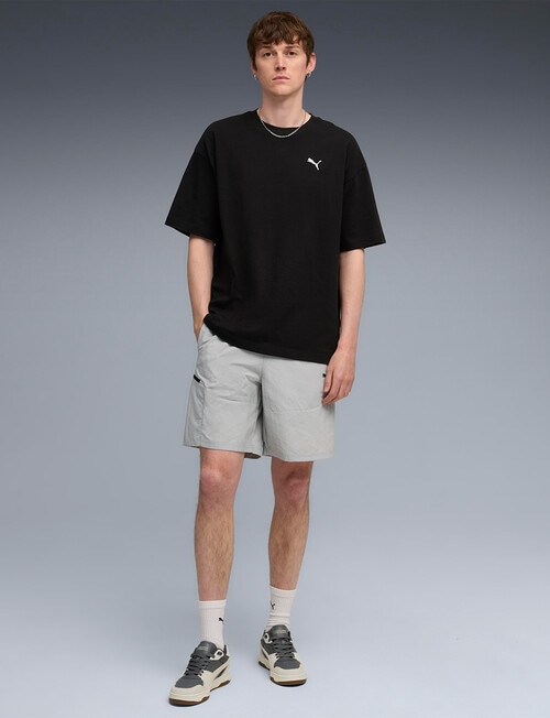 Puma Tech 8" Woven Short, Grey Echo product photo View 05 L