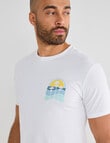 Gasoline Summer Vibes Printed Tee, White product photo View 04 S