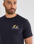 Gasoline St Tropez Printed Tee, Black product photo View 04 S
