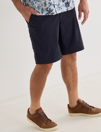 Kauri Trail Technical Explorer Cargo Shorts, Navy product photo