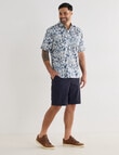 Kauri Trail Technical Explorer Cargo Shorts, Navy product photo View 03 S