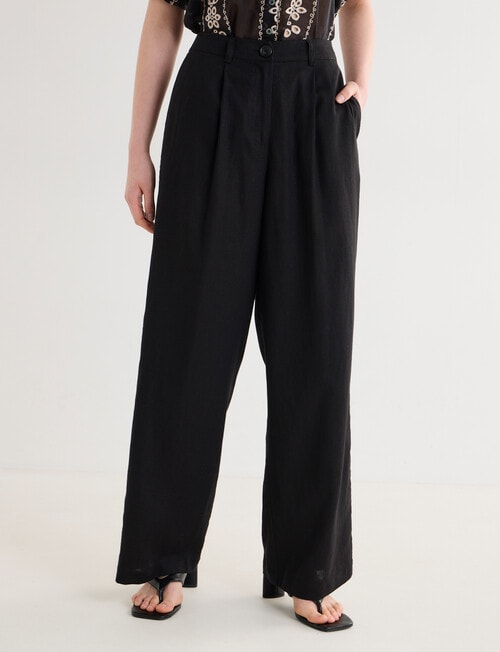 State of play Onyx Embroidered Pants, Black product photo View 06 L