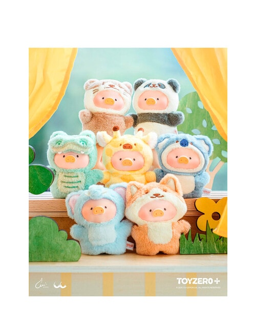 LuLu the Piggy Animal Party Plush Puppet Show Keychain Blind Box, Assorted product photo